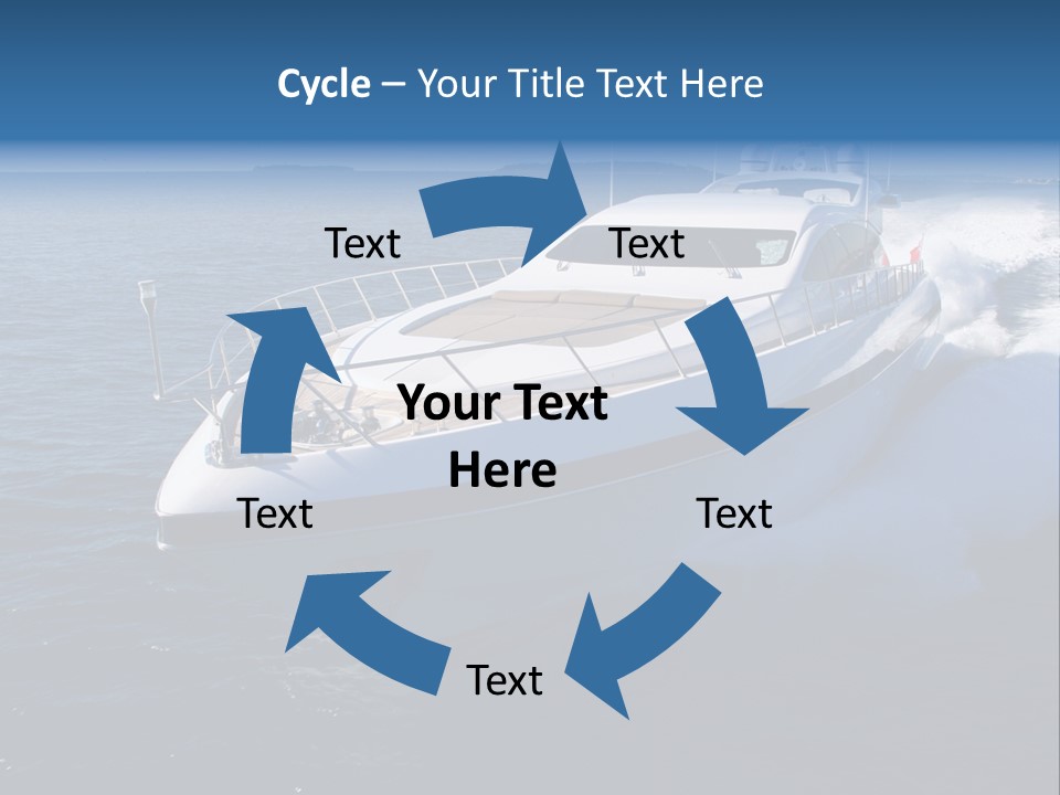 Yacht Port Ocean PowerPoint Template