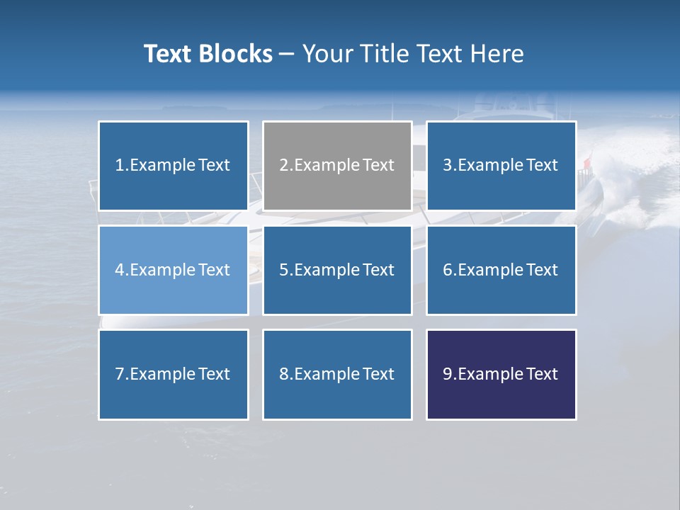 Yacht Port Ocean PowerPoint Template