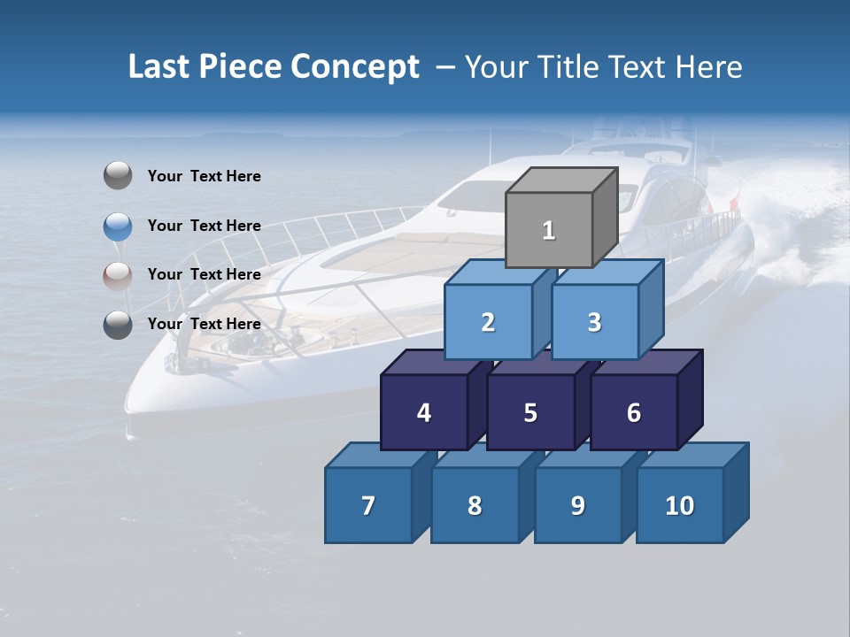 Yacht Port Ocean PowerPoint Template