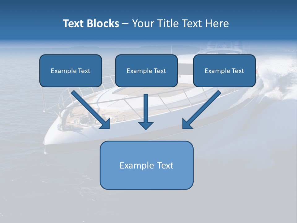 Yacht Port Ocean PowerPoint Template
