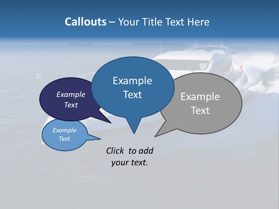 Yacht Port Ocean PowerPoint Template