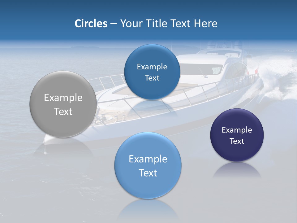 Yacht Port Ocean PowerPoint Template