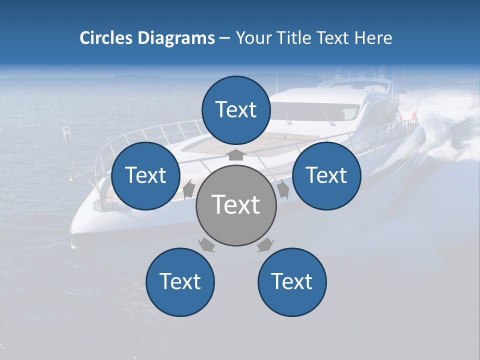 Yacht Port Ocean PowerPoint Template