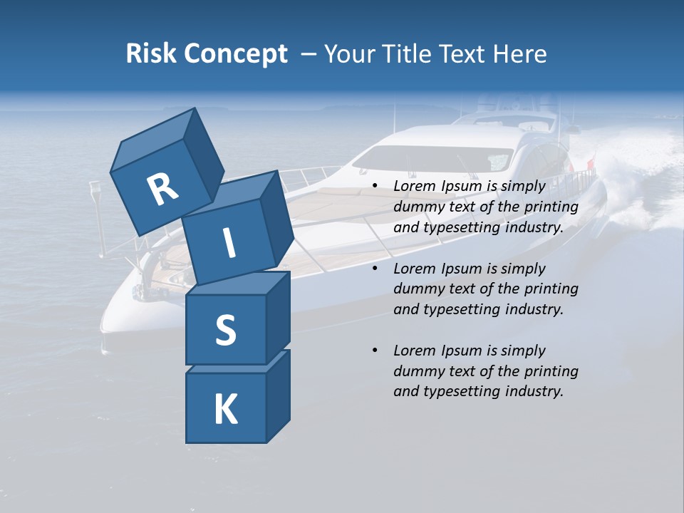 Yacht Port Ocean PowerPoint Template