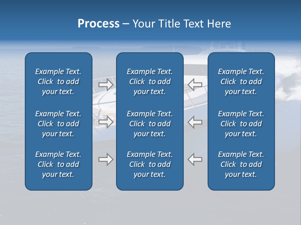 Yacht Port Ocean PowerPoint Template