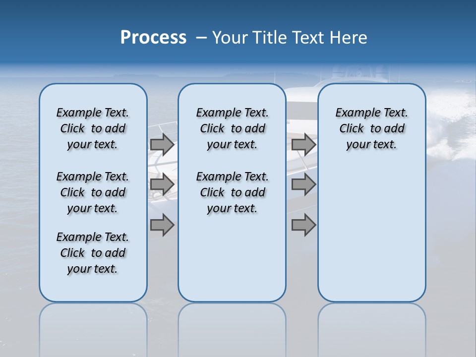 Yacht Port Ocean PowerPoint Template