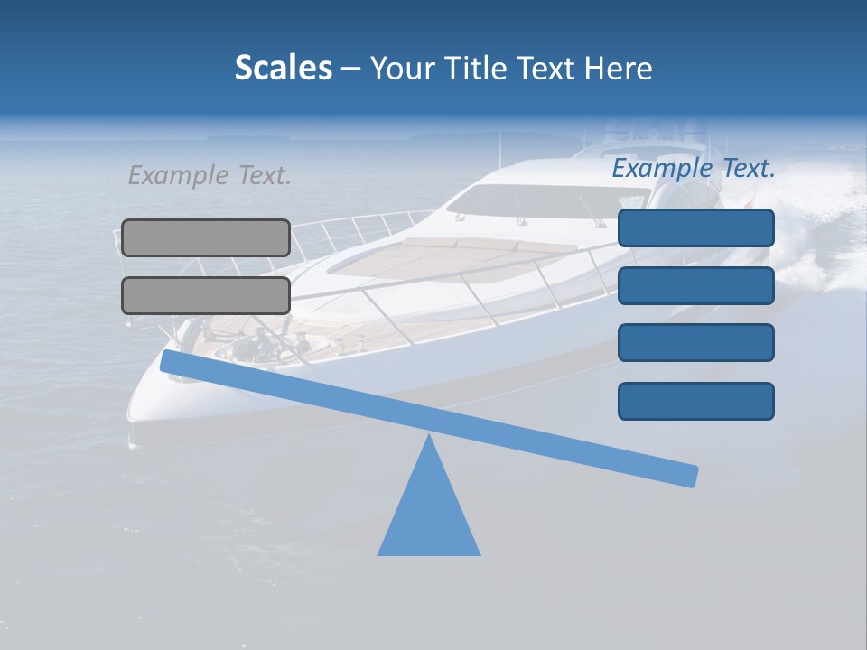 Yacht Port Ocean PowerPoint Template