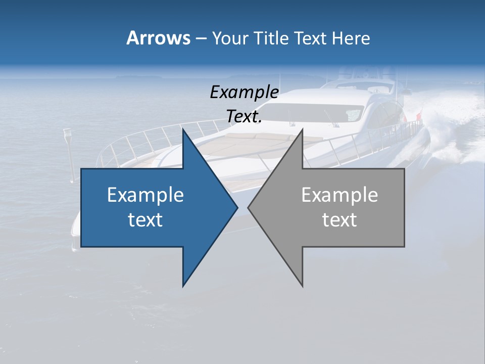 Yacht Port Ocean PowerPoint Template