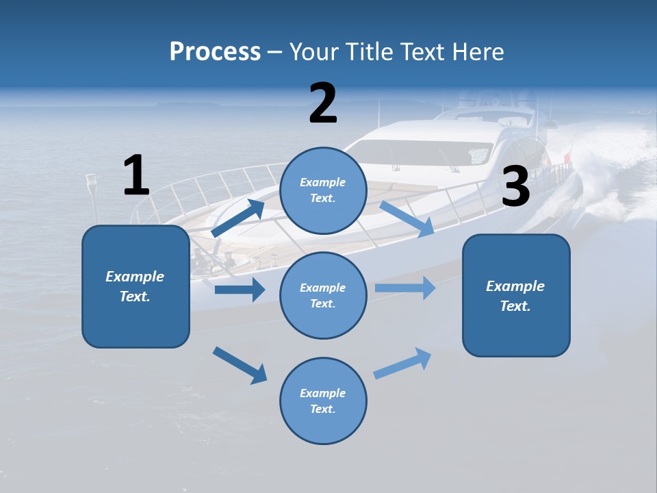 Yacht Port Ocean PowerPoint Template