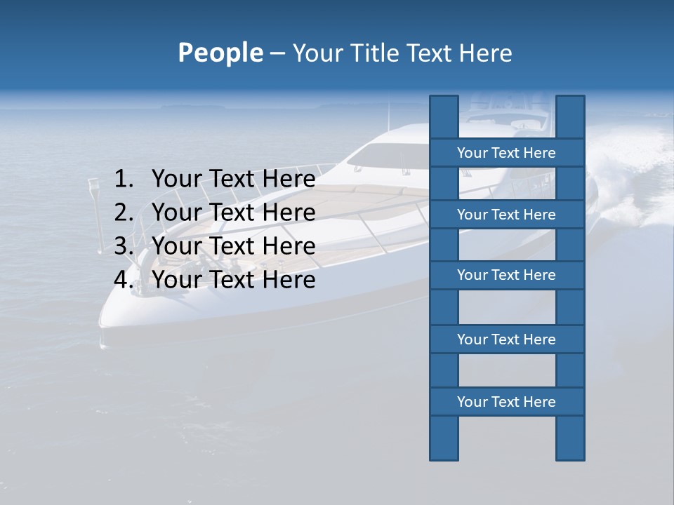 Yacht Port Ocean PowerPoint Template