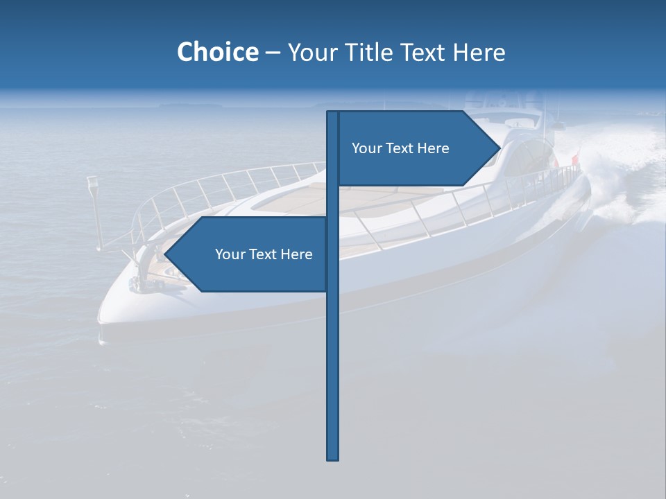 Yacht Port Ocean PowerPoint Template