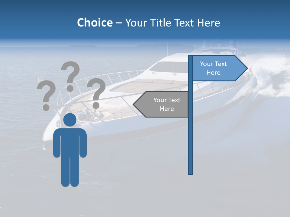 Yacht Port Ocean PowerPoint Template