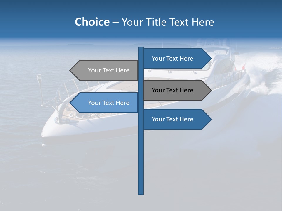 Yacht Port Ocean PowerPoint Template