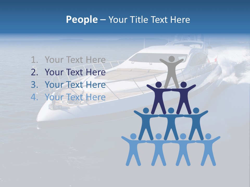 Yacht Port Ocean PowerPoint Template