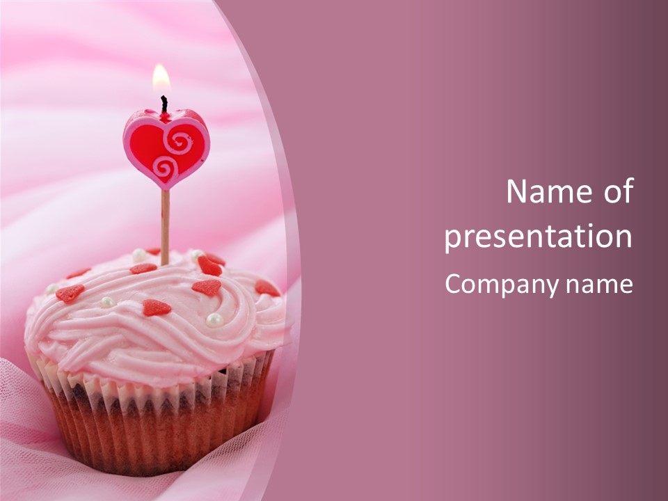 Day Love Frosting PowerPoint Template