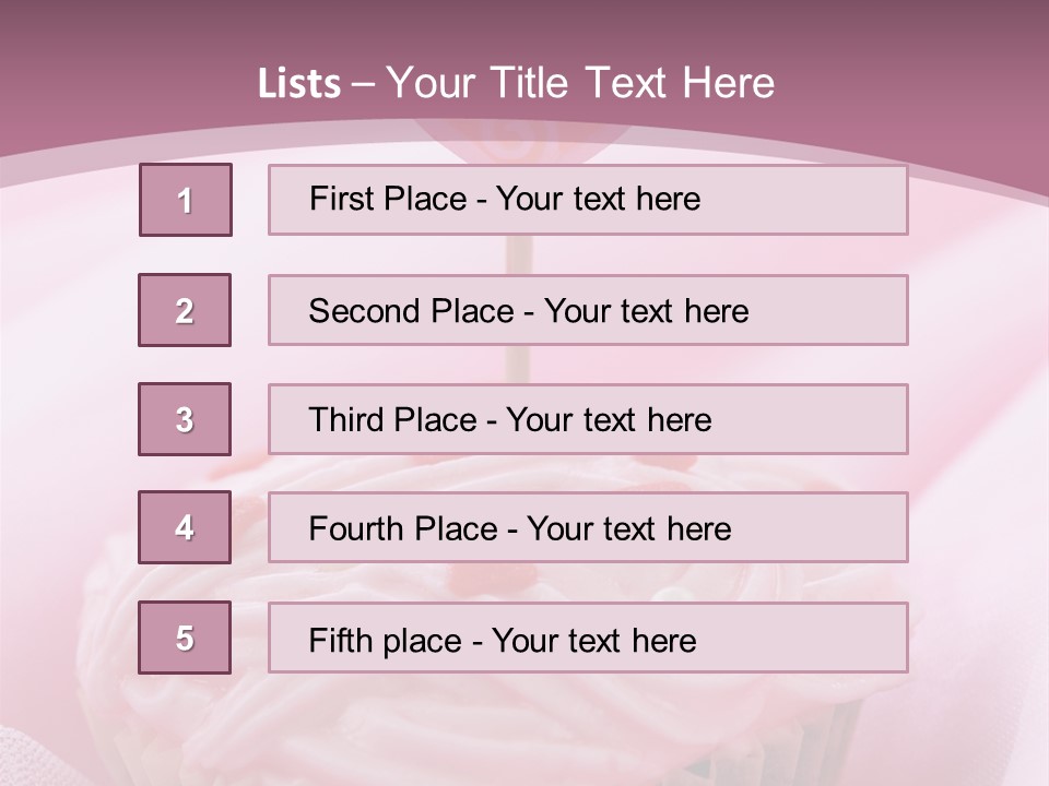 Day Love Frosting PowerPoint Template