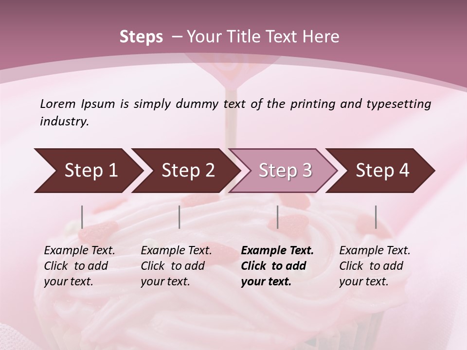 Day Love Frosting PowerPoint Template
