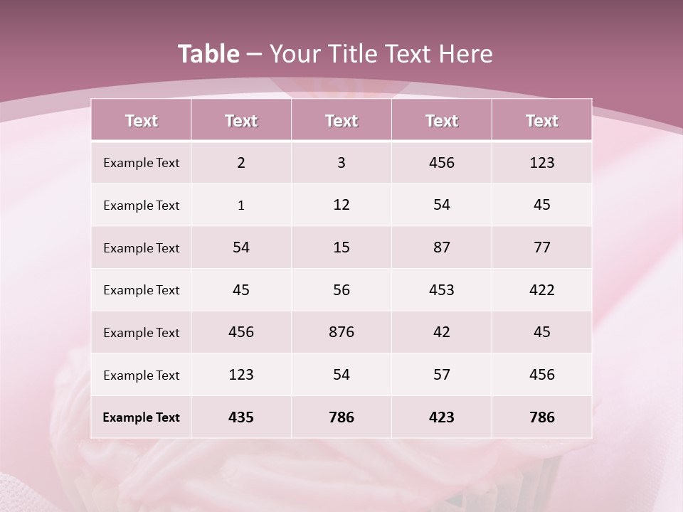 Day Love Frosting PowerPoint Template