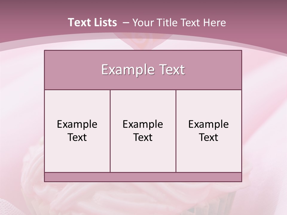 Day Love Frosting PowerPoint Template