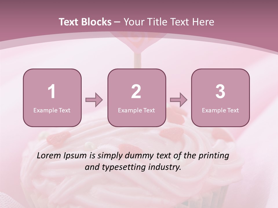 Day Love Frosting PowerPoint Template