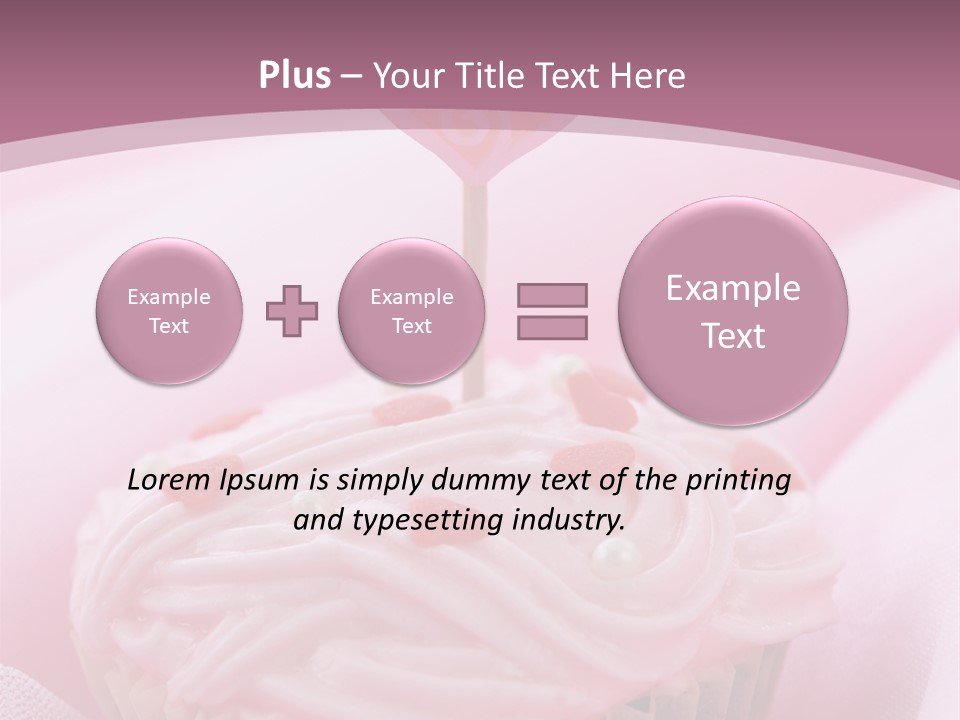 Day Love Frosting PowerPoint Template