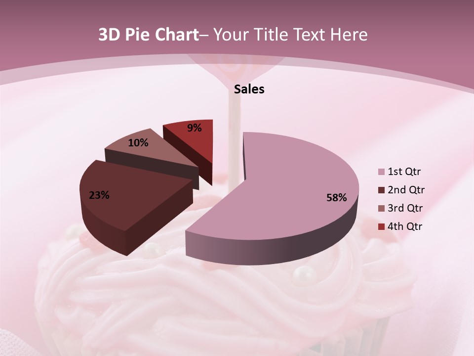Day Love Frosting PowerPoint Template
