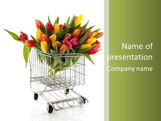 Holland Buying Bouquet PowerPoint Template