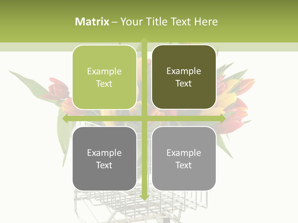 Holland Buying Bouquet PowerPoint Template