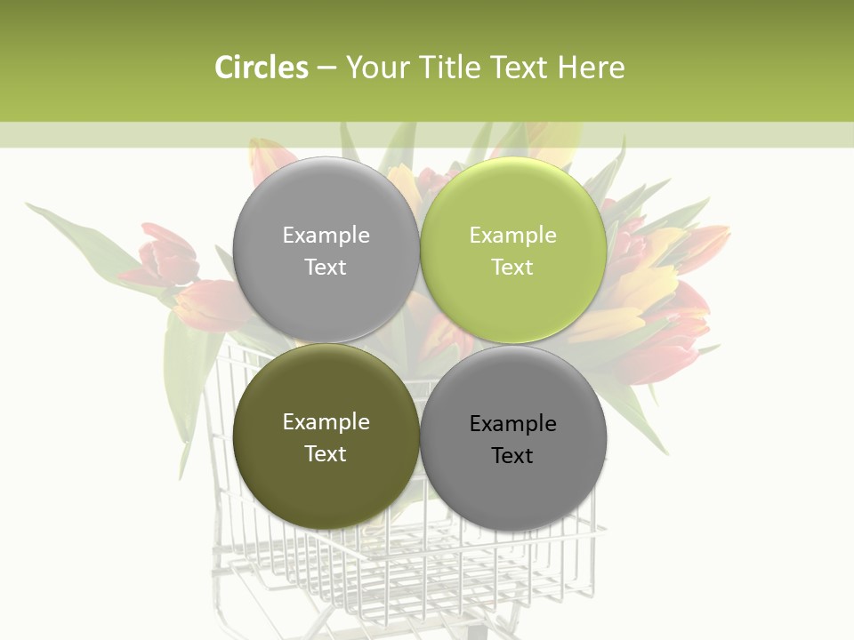 Holland Buying Bouquet PowerPoint Template