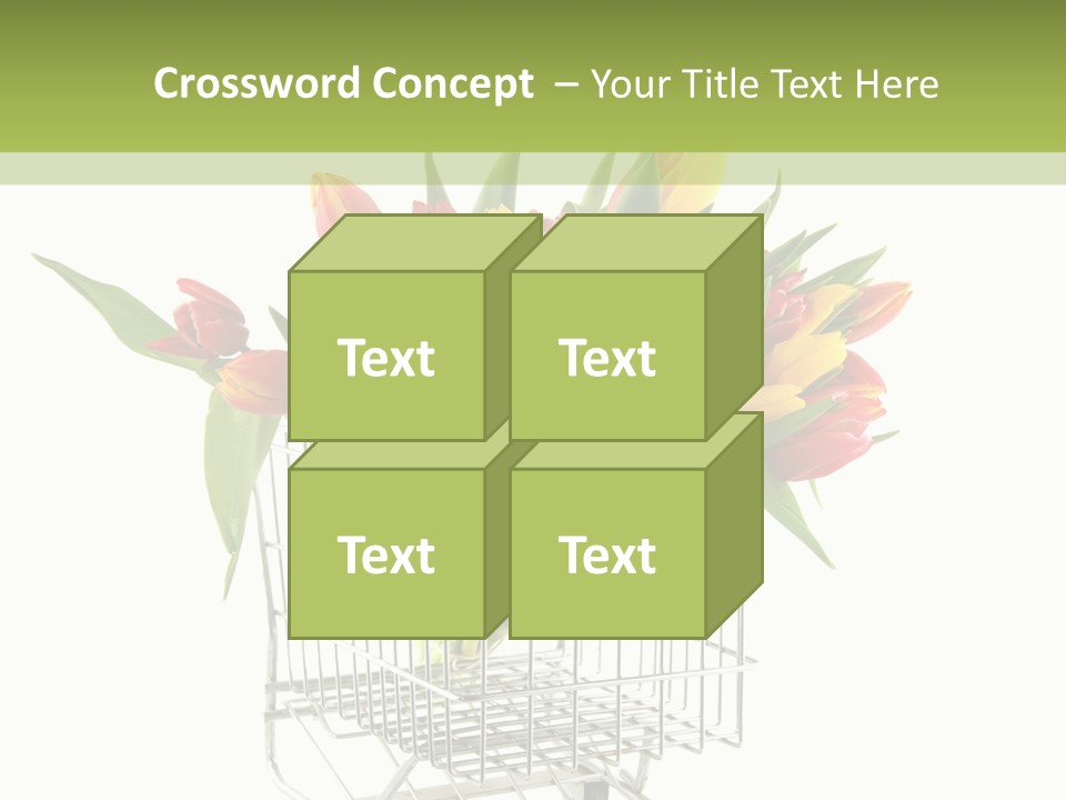 Holland Buying Bouquet PowerPoint Template