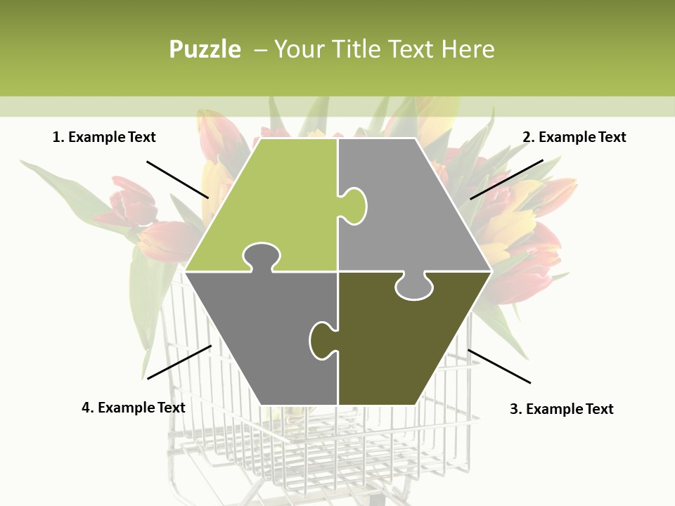 Holland Buying Bouquet PowerPoint Template