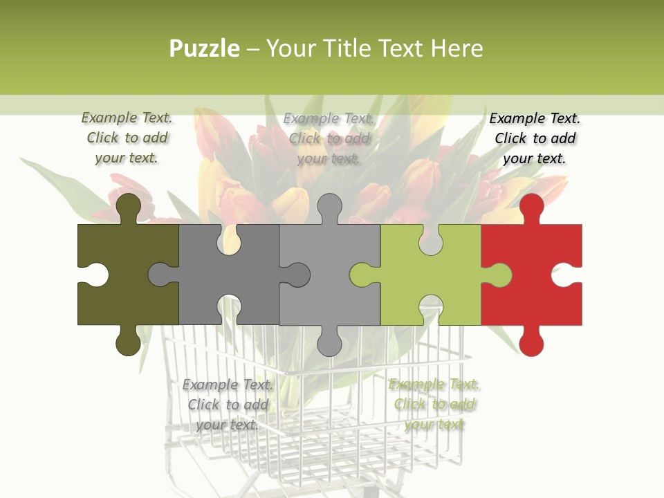 Holland Buying Bouquet PowerPoint Template