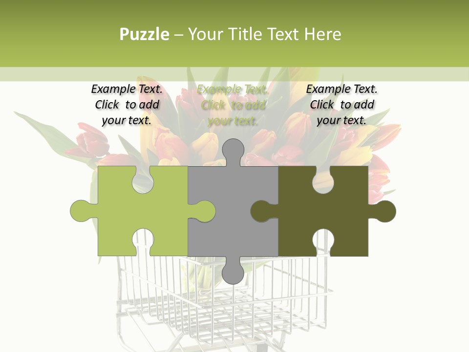 Holland Buying Bouquet PowerPoint Template