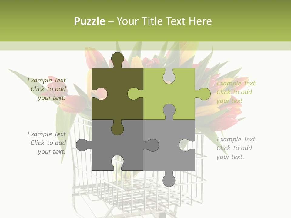 Holland Buying Bouquet PowerPoint Template