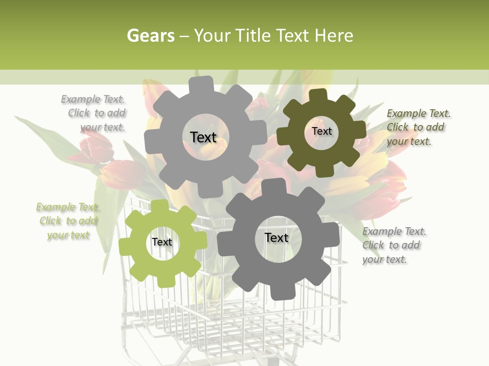 Holland Buying Bouquet PowerPoint Template