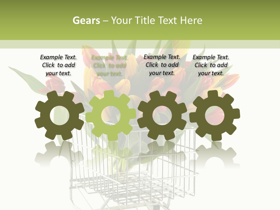 Holland Buying Bouquet PowerPoint Template