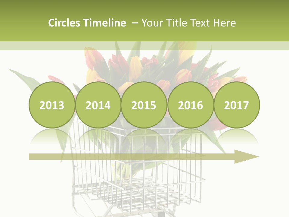 Holland Buying Bouquet PowerPoint Template