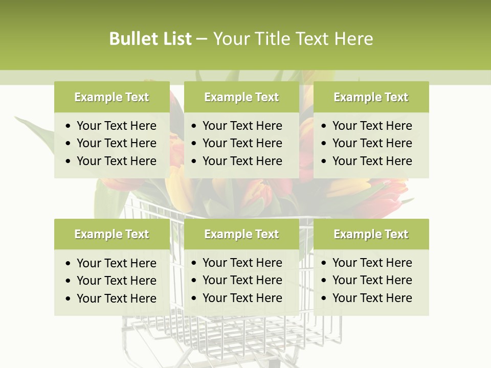 Holland Buying Bouquet PowerPoint Template