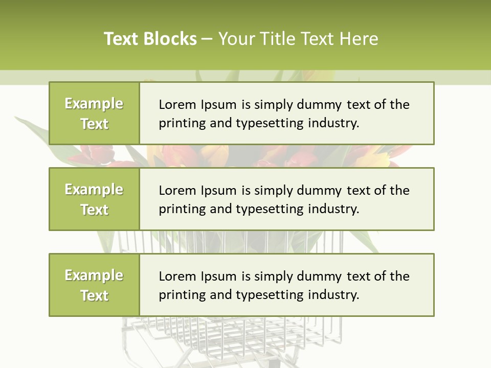 Holland Buying Bouquet PowerPoint Template