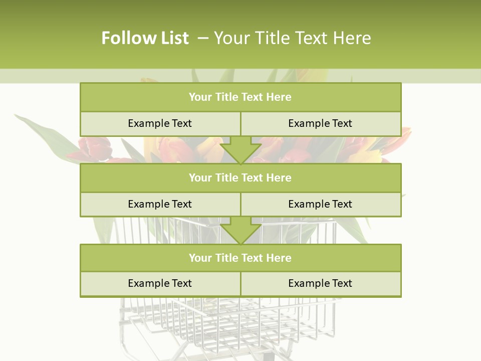 Holland Buying Bouquet PowerPoint Template