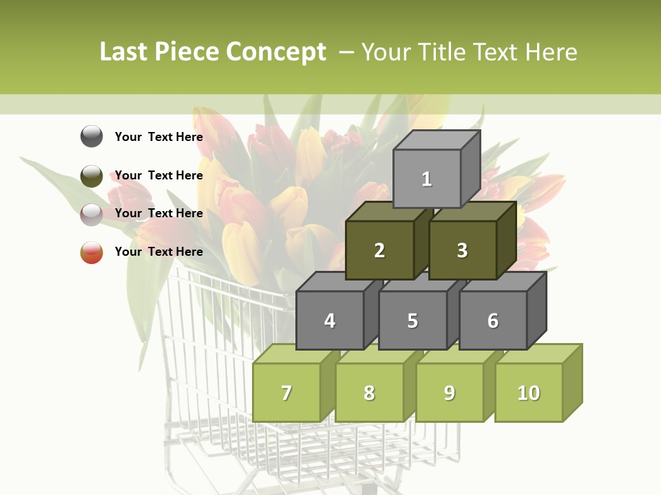Holland Buying Bouquet PowerPoint Template