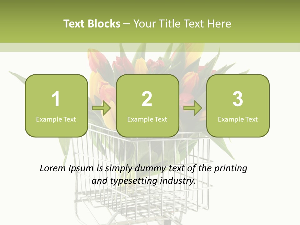 Holland Buying Bouquet PowerPoint Template