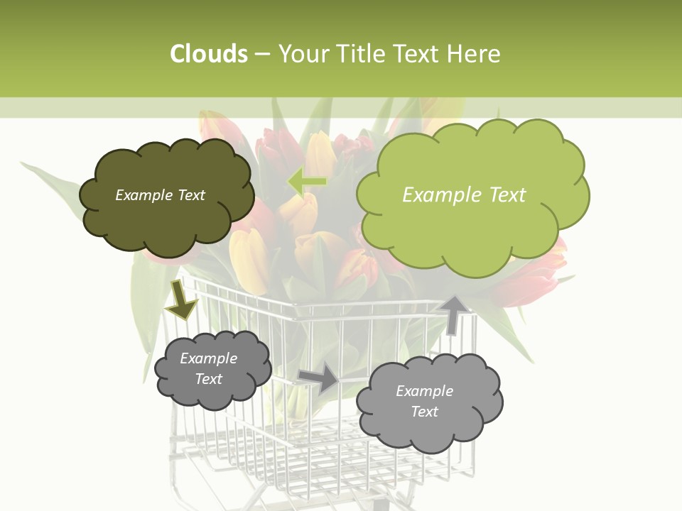 Holland Buying Bouquet PowerPoint Template