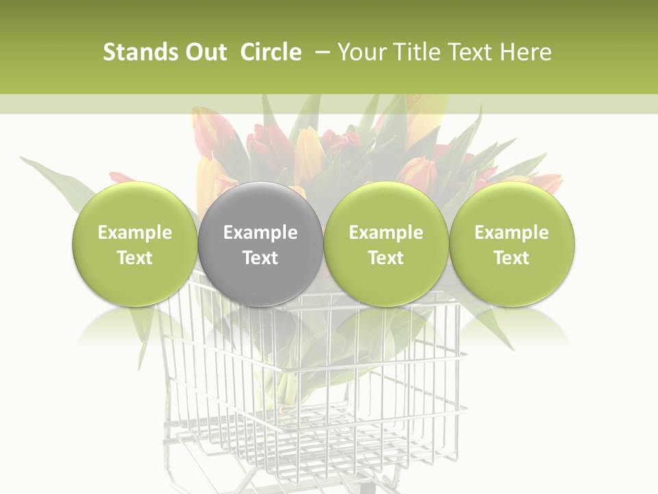 Holland Buying Bouquet PowerPoint Template