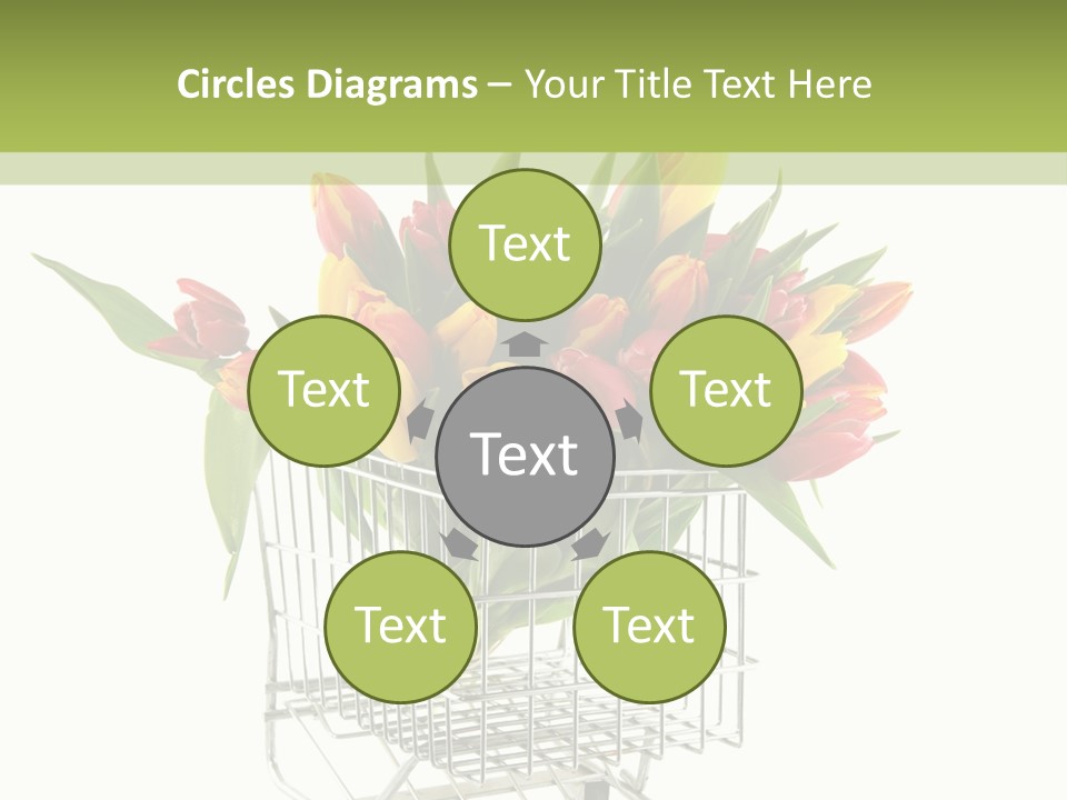 Holland Buying Bouquet PowerPoint Template