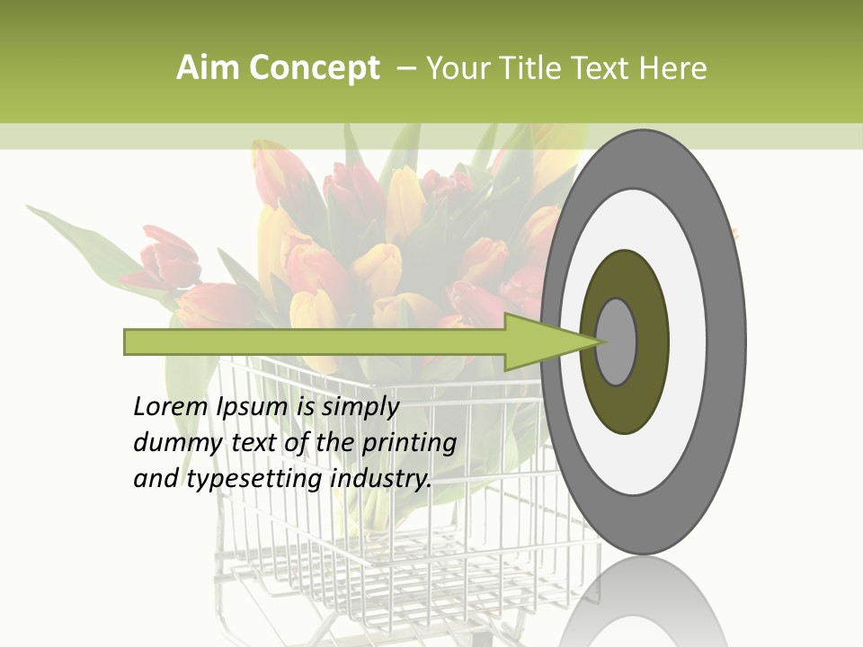 Holland Buying Bouquet PowerPoint Template