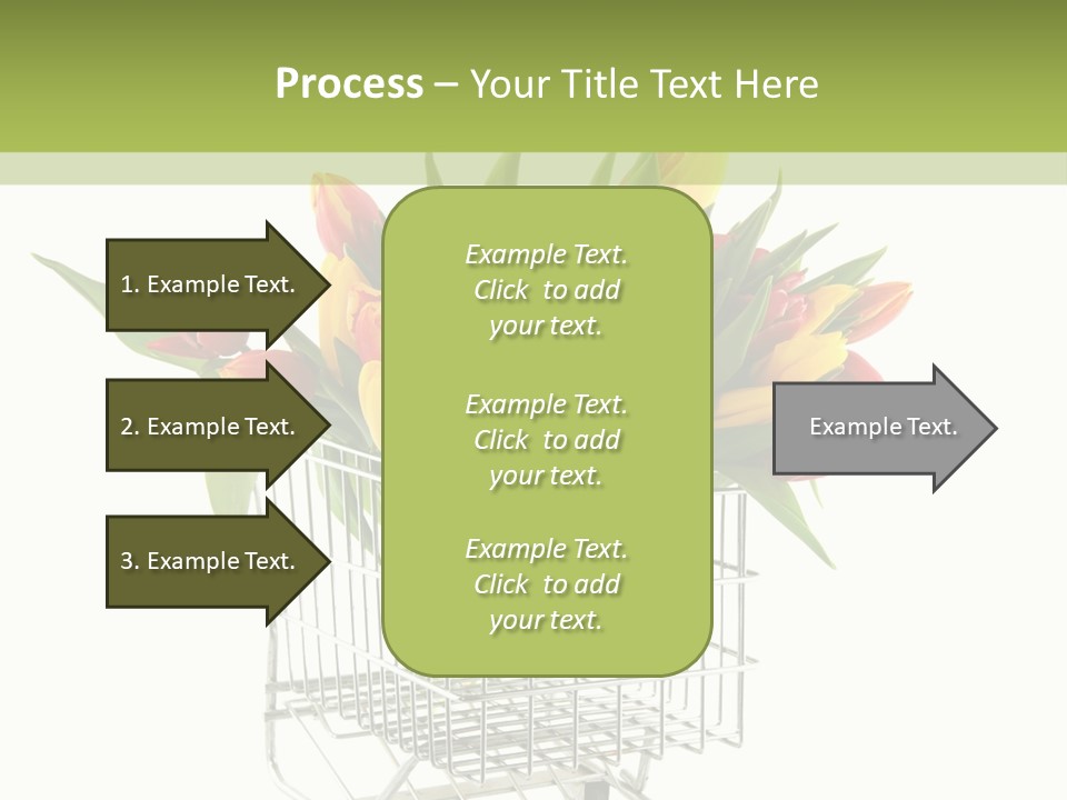 Holland Buying Bouquet PowerPoint Template
