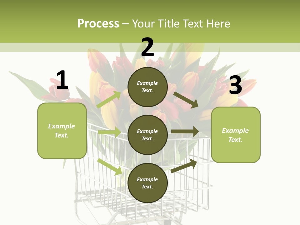 Holland Buying Bouquet PowerPoint Template
