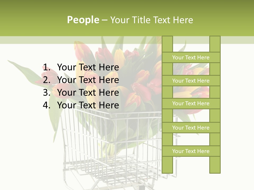 Holland Buying Bouquet PowerPoint Template