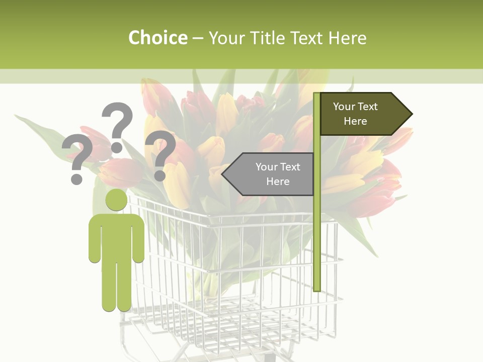 Holland Buying Bouquet PowerPoint Template